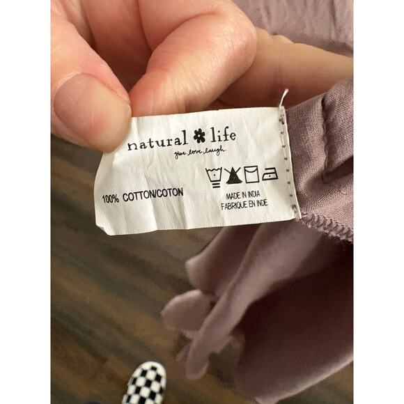 Natural Life Cotton Button Down Shirt Maxi Dress - Picture 6 of 6